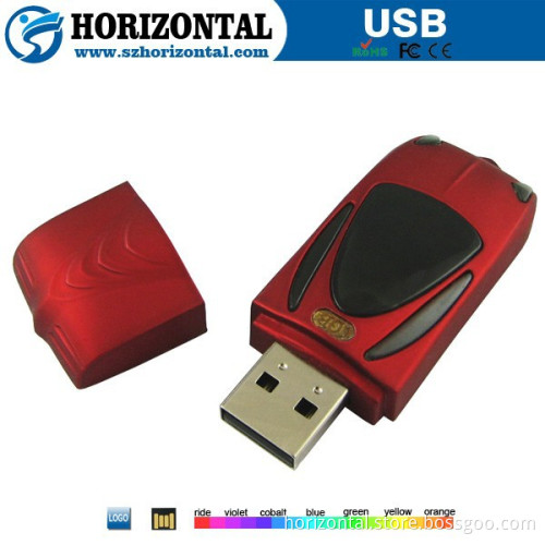customized plastic car shaped usb flash memory for promotinal gifts
